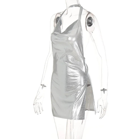 Sexy Fashionable Women's Elegant Backless Sequin Party Dress